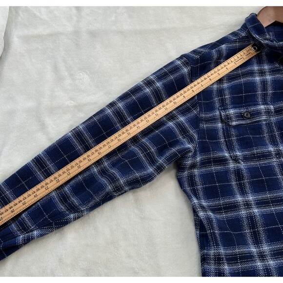 Woolrich Mens Shirt Extra Large Button Up Flannel Thick Shacket Pockets Heavy - Picture 8 of 11